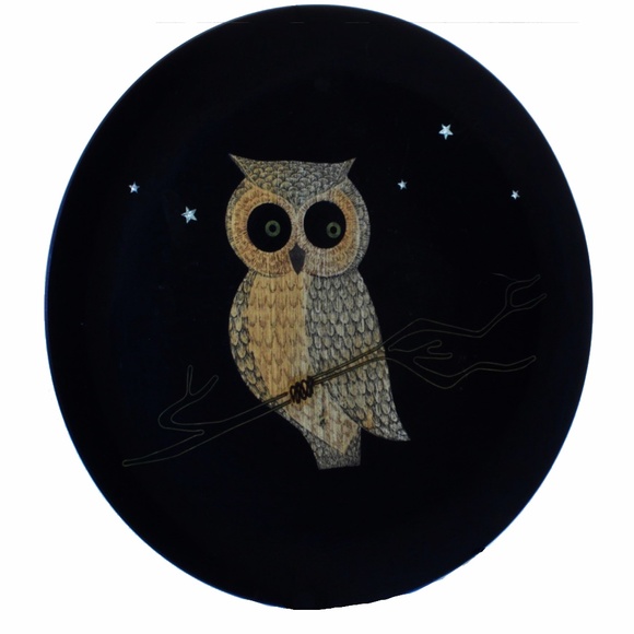 Couroc Monteray Resin Serving Tray Mod Owl Retro Vintage Barware Rare - Picture 2 of 6